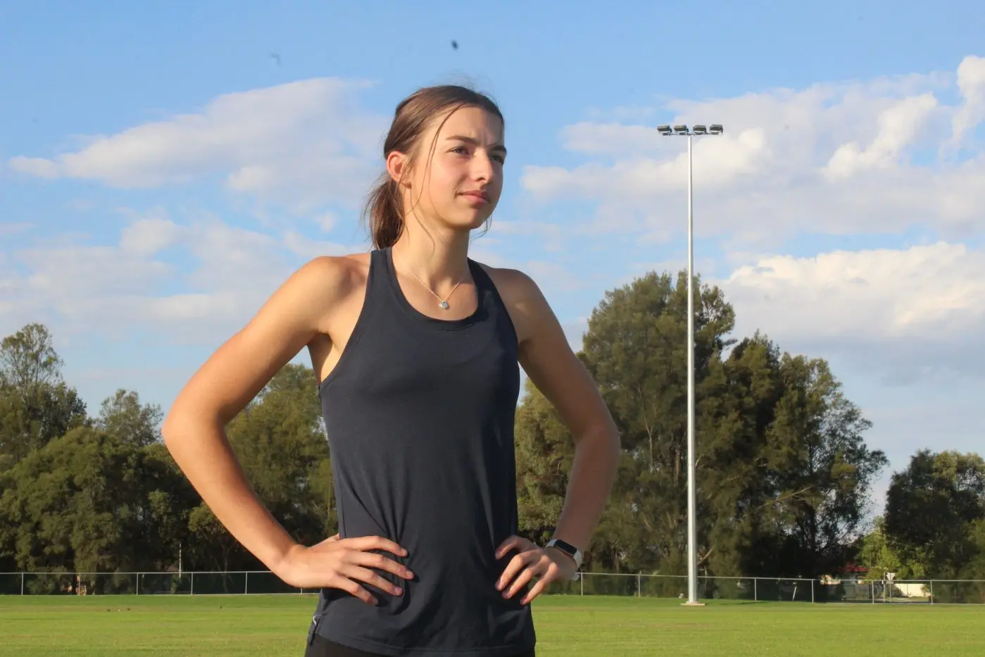 QUEEN OF STAWELL: Bella Pasquali has taken out one of the crown jewels of Australian racing, winning the Stawell Gift and the $40,000 pay cheque. PHOTO: Bailey Zimmermann Id:39835