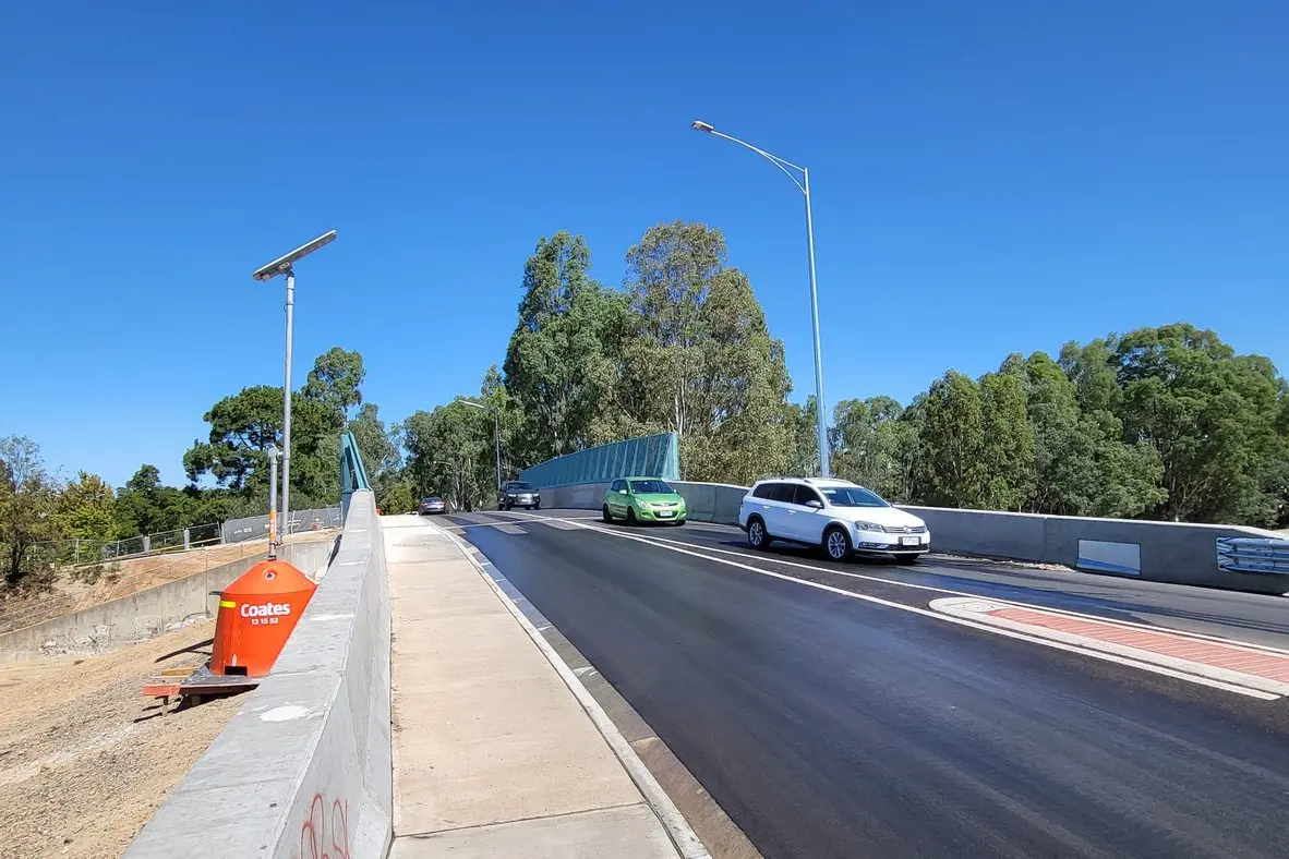 Finishing touches on the Green Street bridge will be carried out in late February to early March.