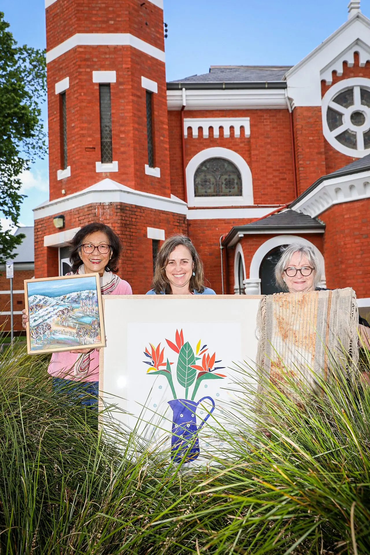 ART AUCTION: Art created by Sian Lim, Fleur Rendell and Robyn Barrow will feature at The Friends of the Wangaratta Art Gallery auction.  