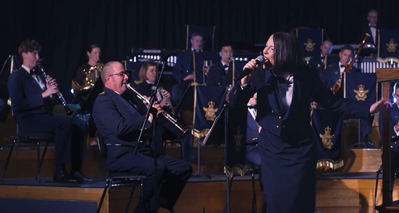 Royal Australian Air Force Band fly into Wangaratta