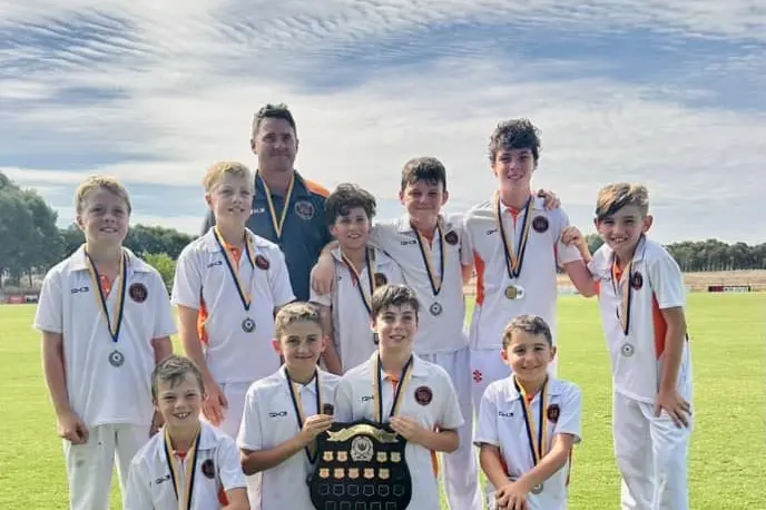 Under 12 Bill Daniel Shield winners - Ovens Valley United Orange.