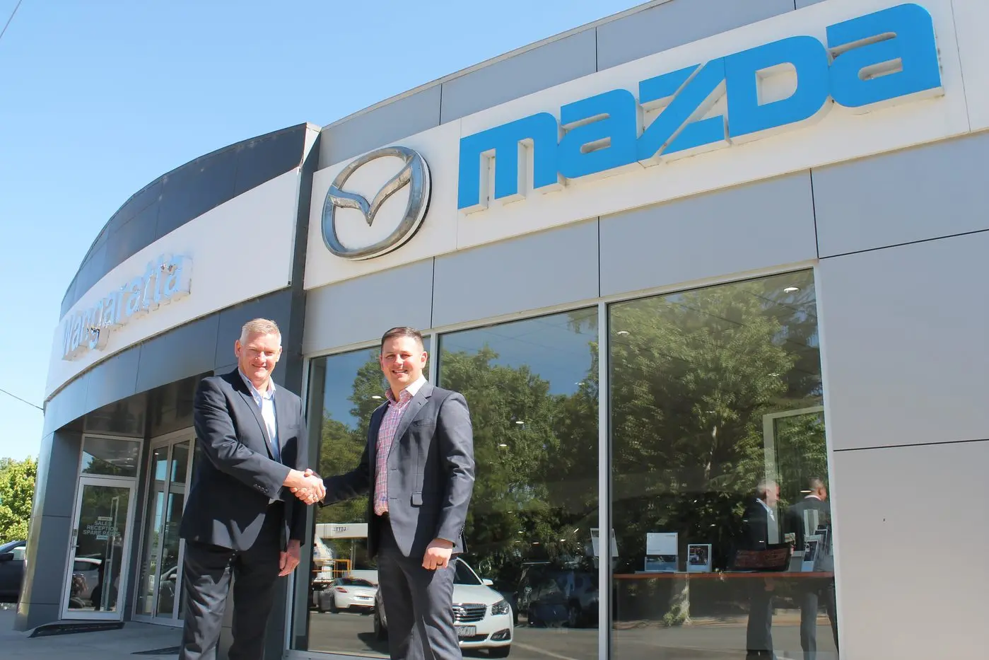 NEW FRIENDLY FACE: The long history of Wangaratta\\'s One Mile Motors continues with Kyal Tripodi taking over the dealership from Michael Henderson.