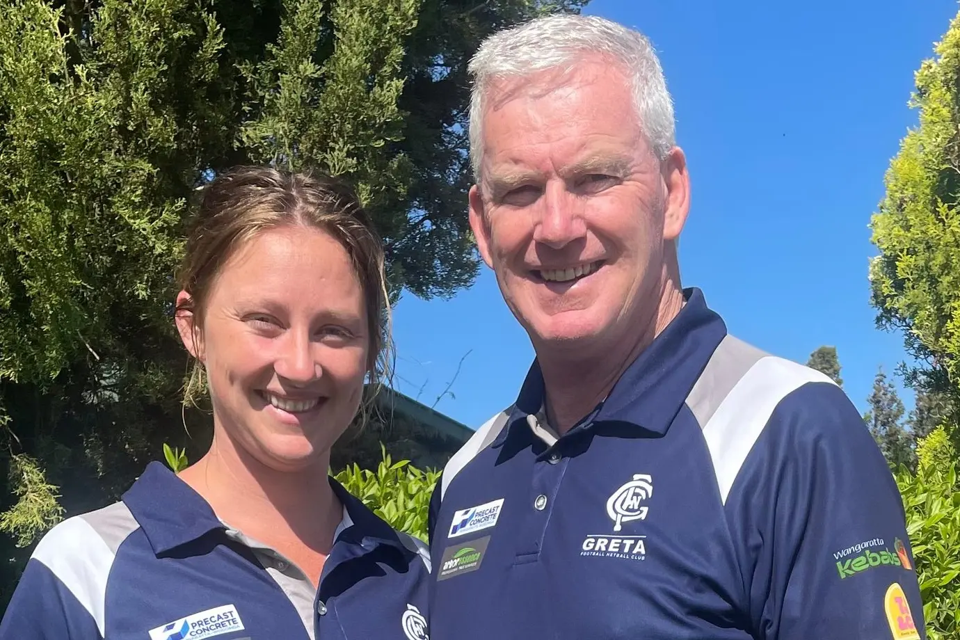 THE FAMILY BUSINESS: Alannah Cassidy and her father Greg Newbold will pair up to coach the A grade Blues for the next two O&K seasons.