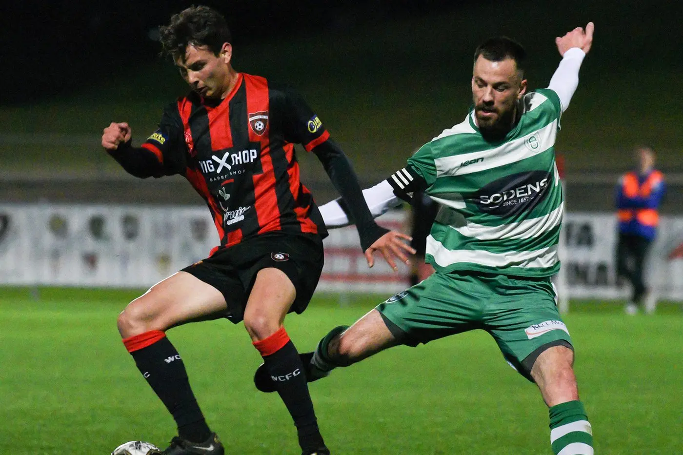 RISING STAR: Kai Lyster in action for Wangaratta during this year\\'s AWFA grand final. PHOTO: Melissa Beattie Id:33565