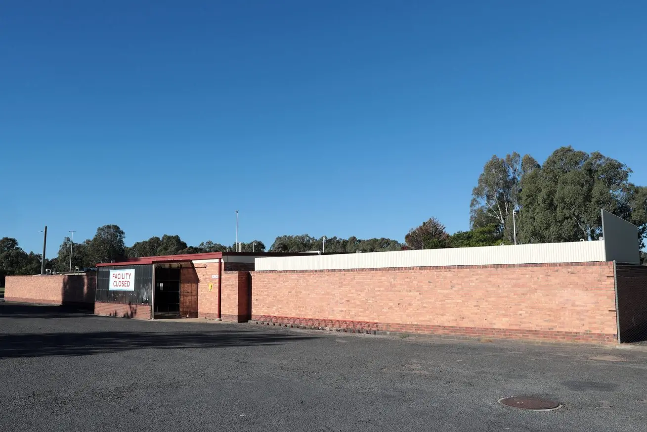 TIME TO GO: The Olympic Pool buildings will be demolished later this month. PHOTO: Kieren Tilly