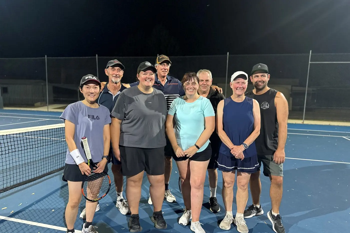 A HARD FOUGHT MATCH: Dropshots and Myrrwood fought out a tight grand final at Everton Tennis Club.