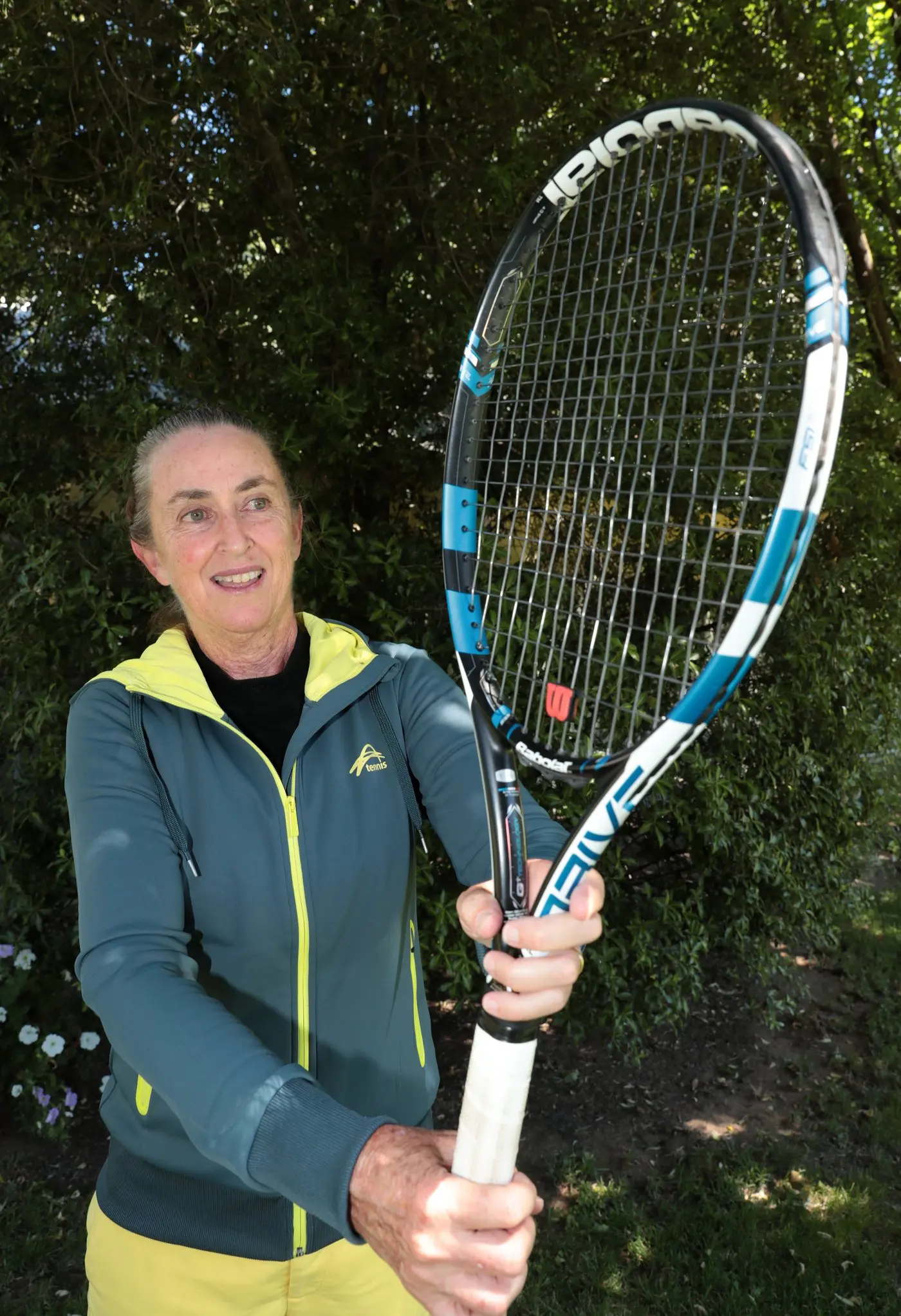 SUPERSTAR: Michelle Hill has been dominating the masters tennis circuit.