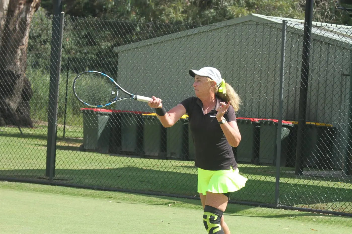 UNDISPUTED: Michelle Hill took out her 17th WLTCP ladies singles club championship.