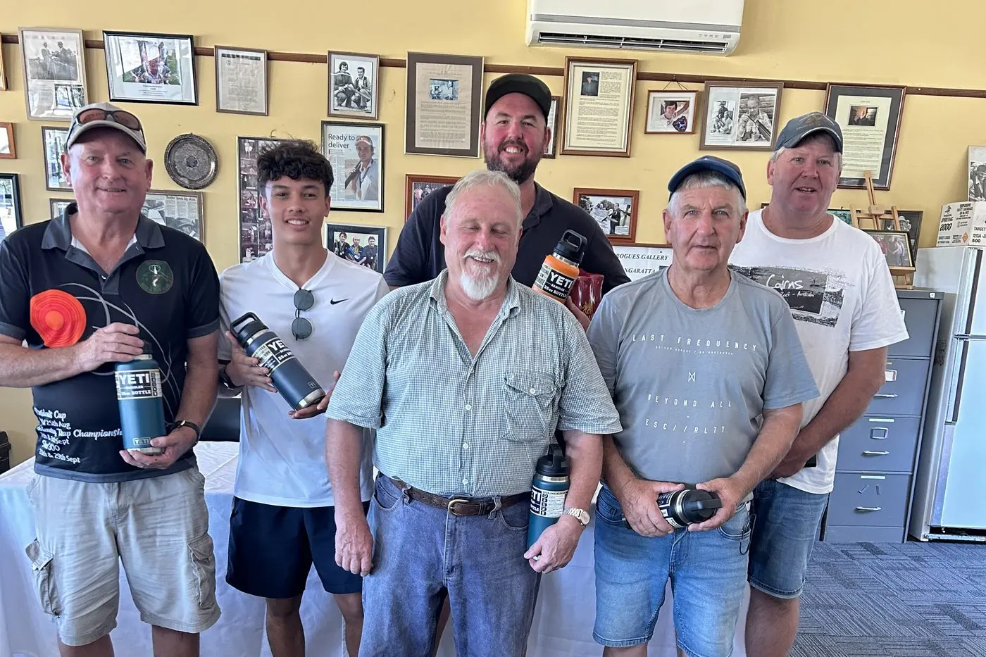 SOLID TURNOUT: The hot weather over the weekend didn\\'t keep shooters away from the Wangaratta Clay Target Club.