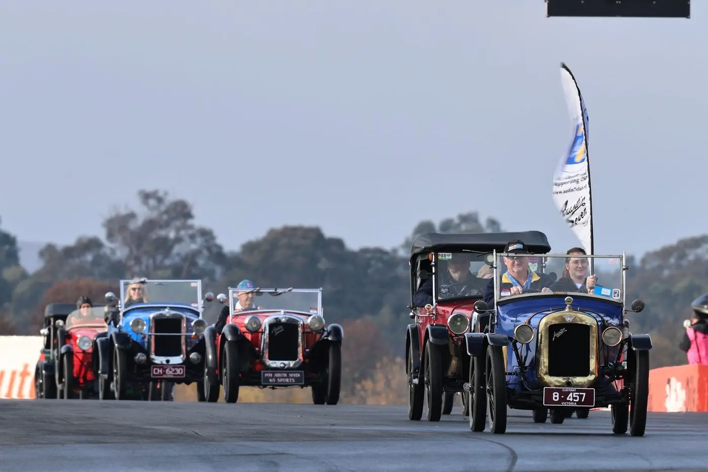 PARADE: Austin Seven\\'s open the 48th Historic Winton in commemoration of the Austin 8. PHOTO: Andy Day