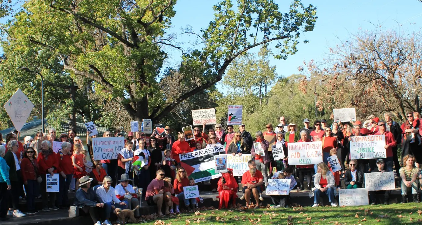Wangaratta Peaceful Protest for Palestine joined national wave of solidarity