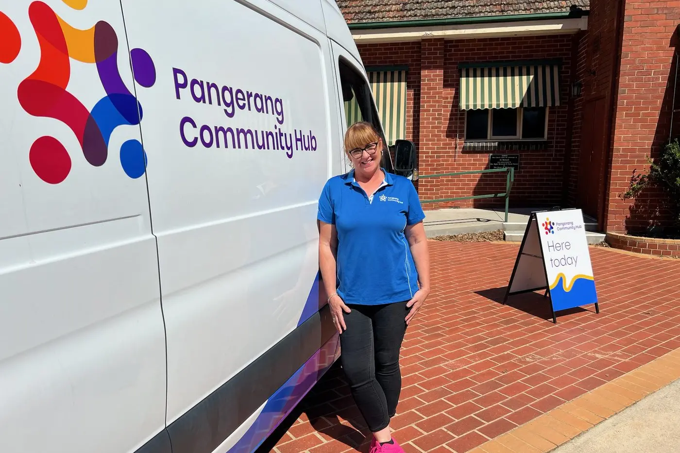ON THE ROAD: Emma Gerrett and the Pangerang mobile hub will visit the Cheshunt Hall on Saturday morning, providing free digital support on the basics of smart phone and internet use. PHOTO: Kurt Hickling