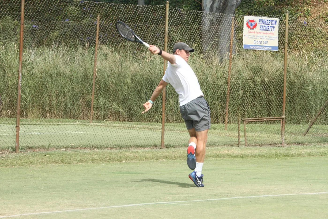 ON TOP: Sam Allen claimed his fourth consecutive men\\'s singles club championship title on Sunday.