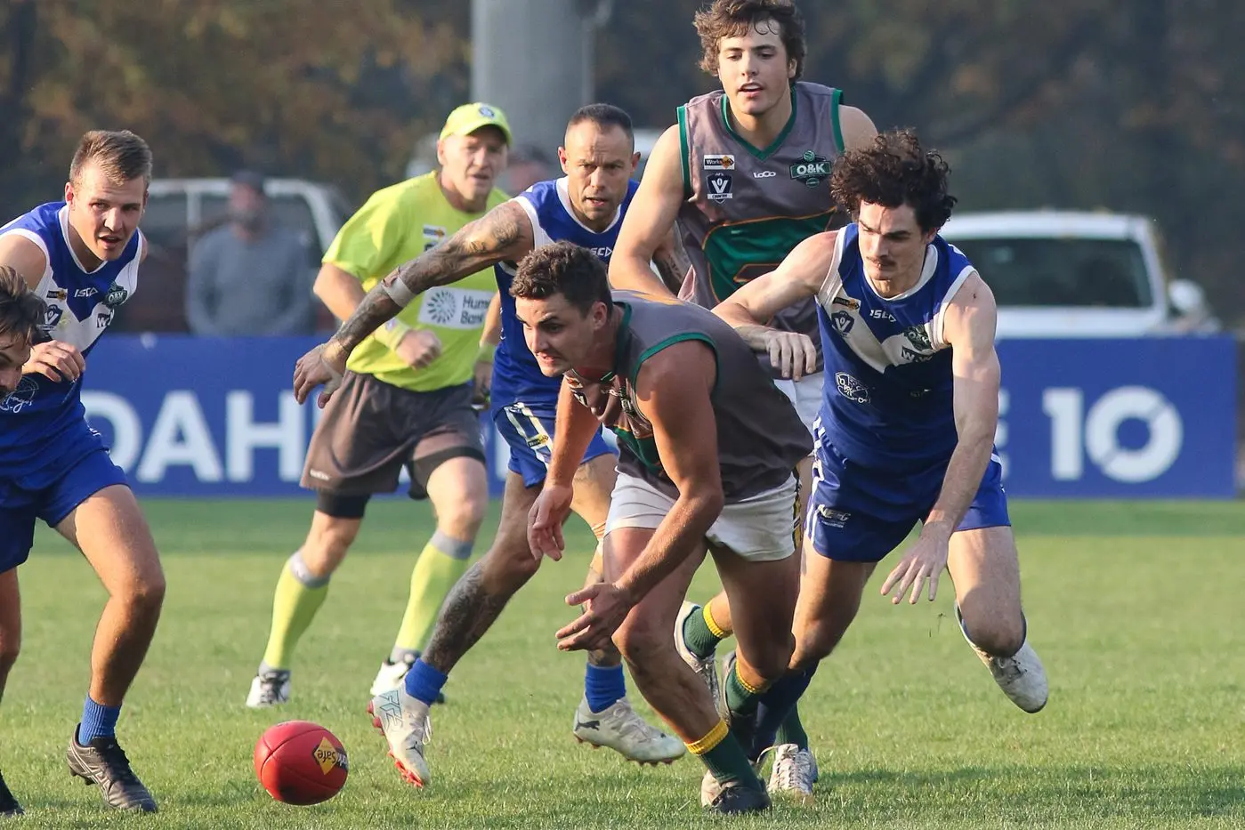 FATEFUL ENCOUNTER: Either Bright or Goorambat\\'s finals journey ends this Sunday. PHOTO: Richard Xerri