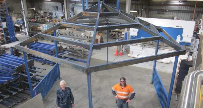 Whitefield cemetery rotunda takes shape