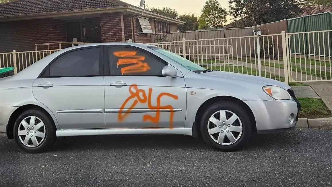 Teens linked to spray paint spree