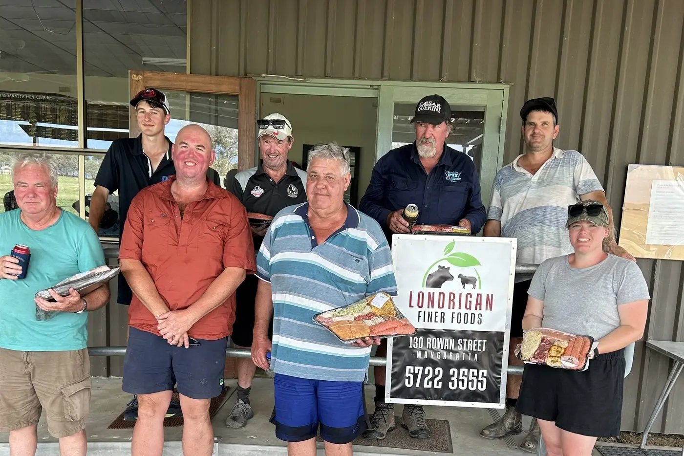 A HEALTHY CROWD: 11 squads of shooters participated in the first shoot of 2024 at the Wangaratta Clay Target Club.