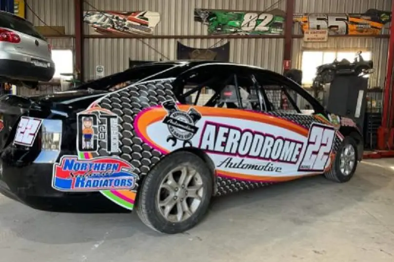 NEED FOR SPEED: Matthew Brooks\\' Wang 22 can often be seen leading the pack at Wangaratta City Raceway.