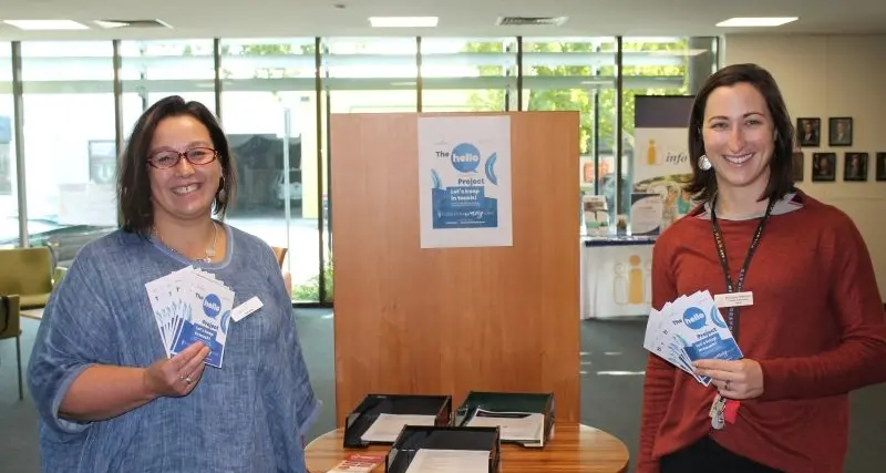 Break the silence, just say hello