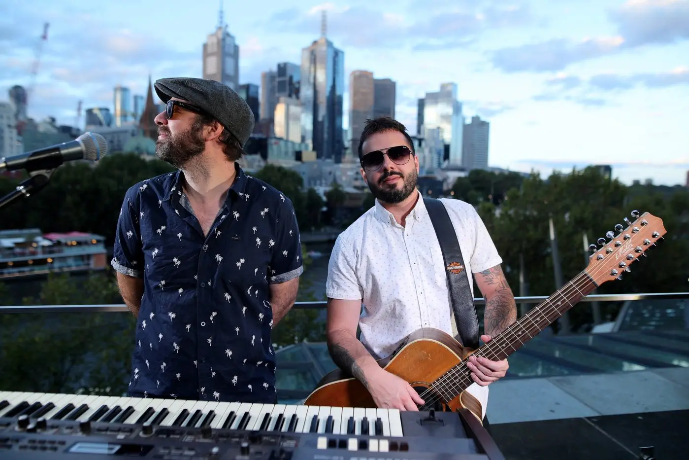 ENTERTAINERS: Luke and Dan Trio will headline the bands at the Wangaratta Cup.