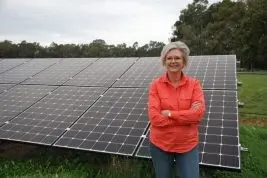 WAY OF THE FUTURE: Helen Haines (MHR, Indi) is pushing for renewable energy in the North East. 