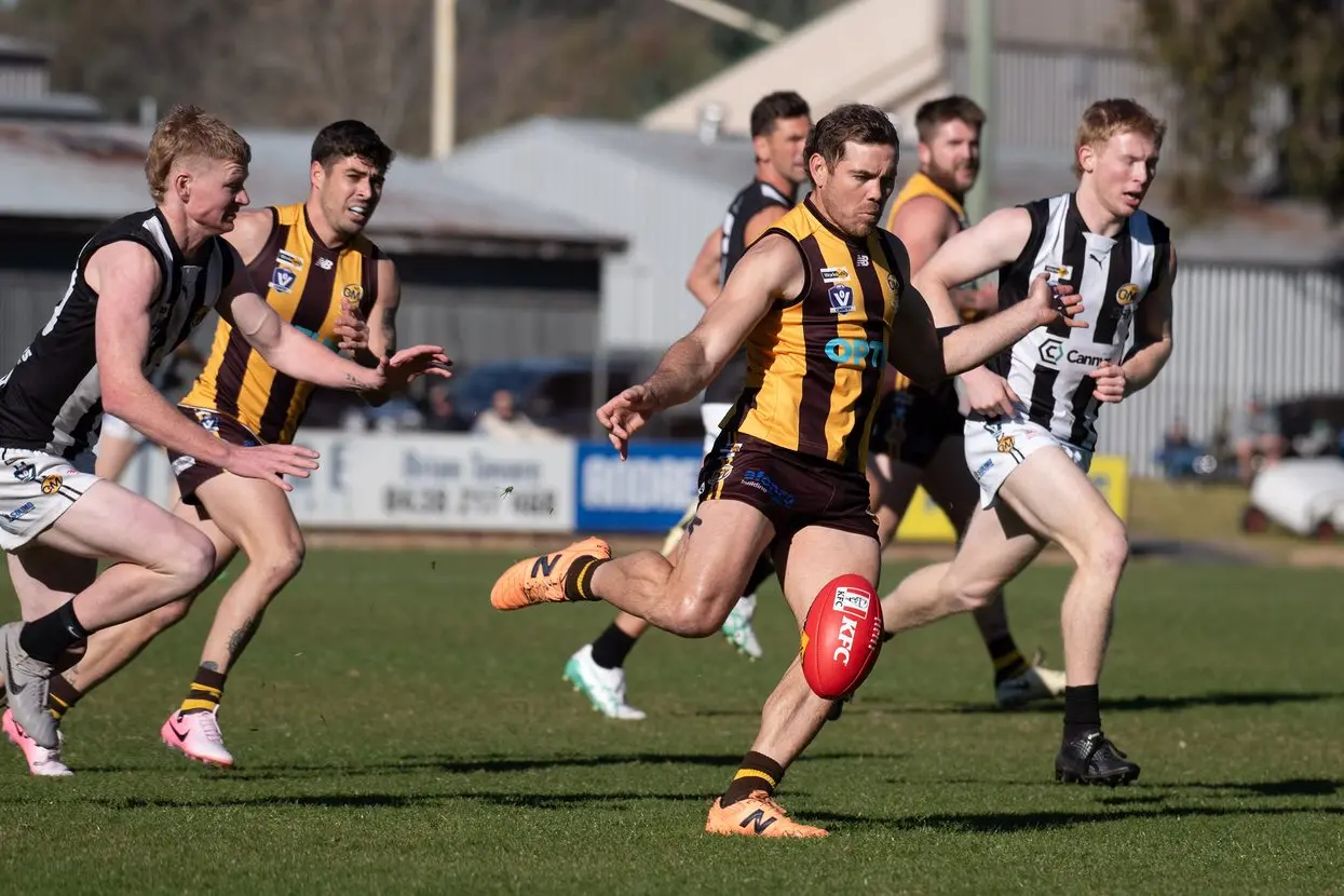 DERBY OPENER: The 2025 O&M season will be launched with a Wangaratta Rovers v Wangaratta Magpies clash at W.J. Findlay Oval on April 5. PHOTO: Melissa Beattie