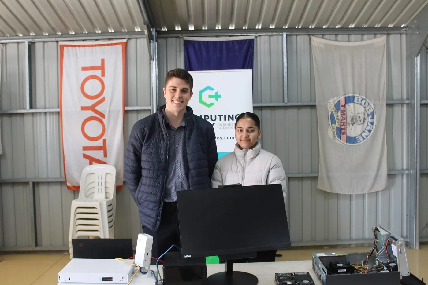 Mitch Hobbs and Bing Ghimire from Computing Today. 