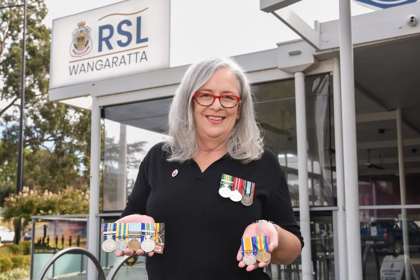 IMPORTANT DAY: Ex-service woman Robyn White had an eventful career as a combat photographer in the Australian Army and she cherishes her memories of ANZAC Day spent with her late father who also served. PHOTO: Kurt Hickling
