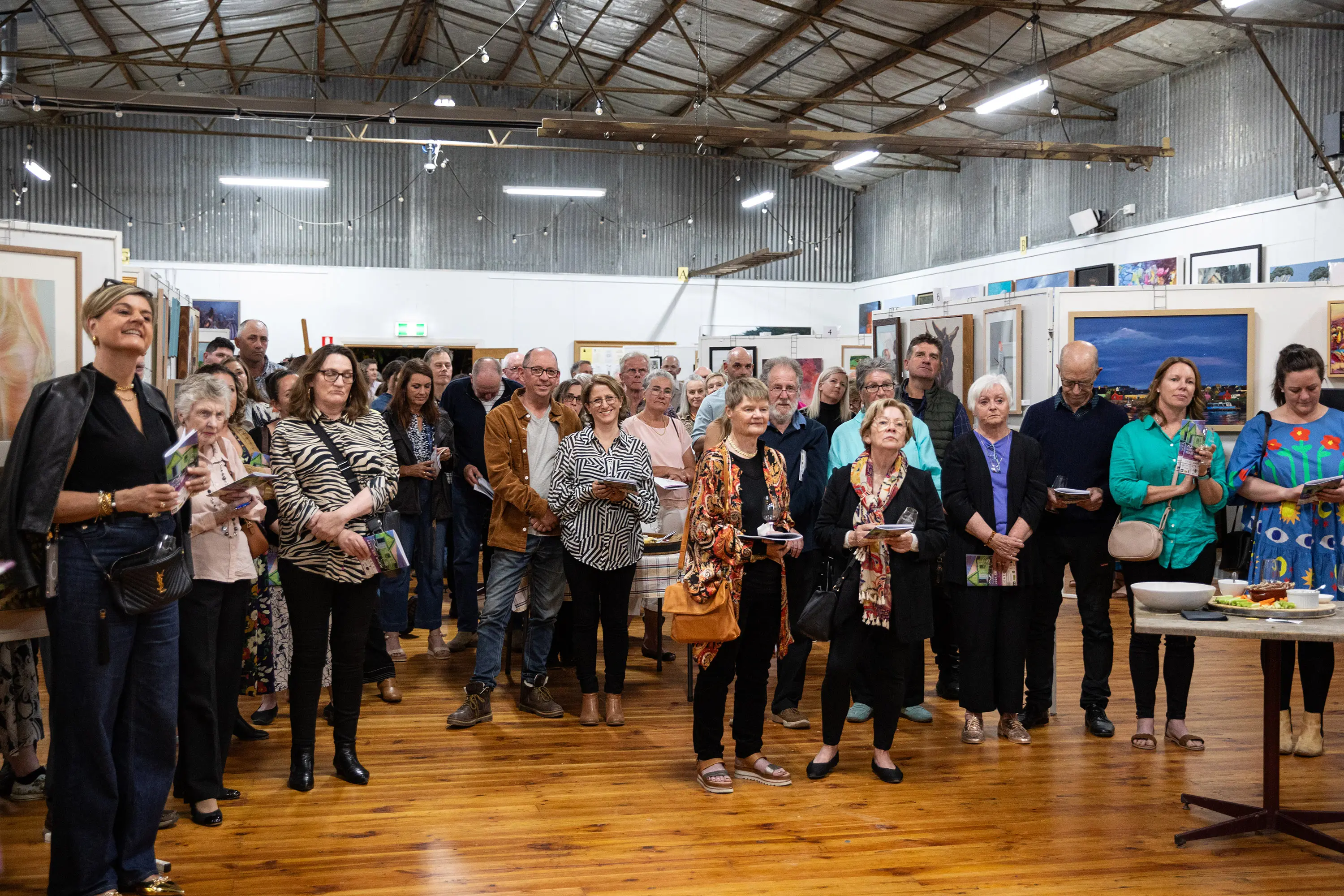 <p>ANNUAL CELEBRATION: The announcement of the winners of the King Valley Art Show always draws an enthusiastic audience, and this year will be no exception. The 2025 gala opening will be held at King River Brewing on Friday, 31 October from 7pm, with tickets at kingvalleyarts.com.au. PHOTO: Marc Bongers</p>\\n