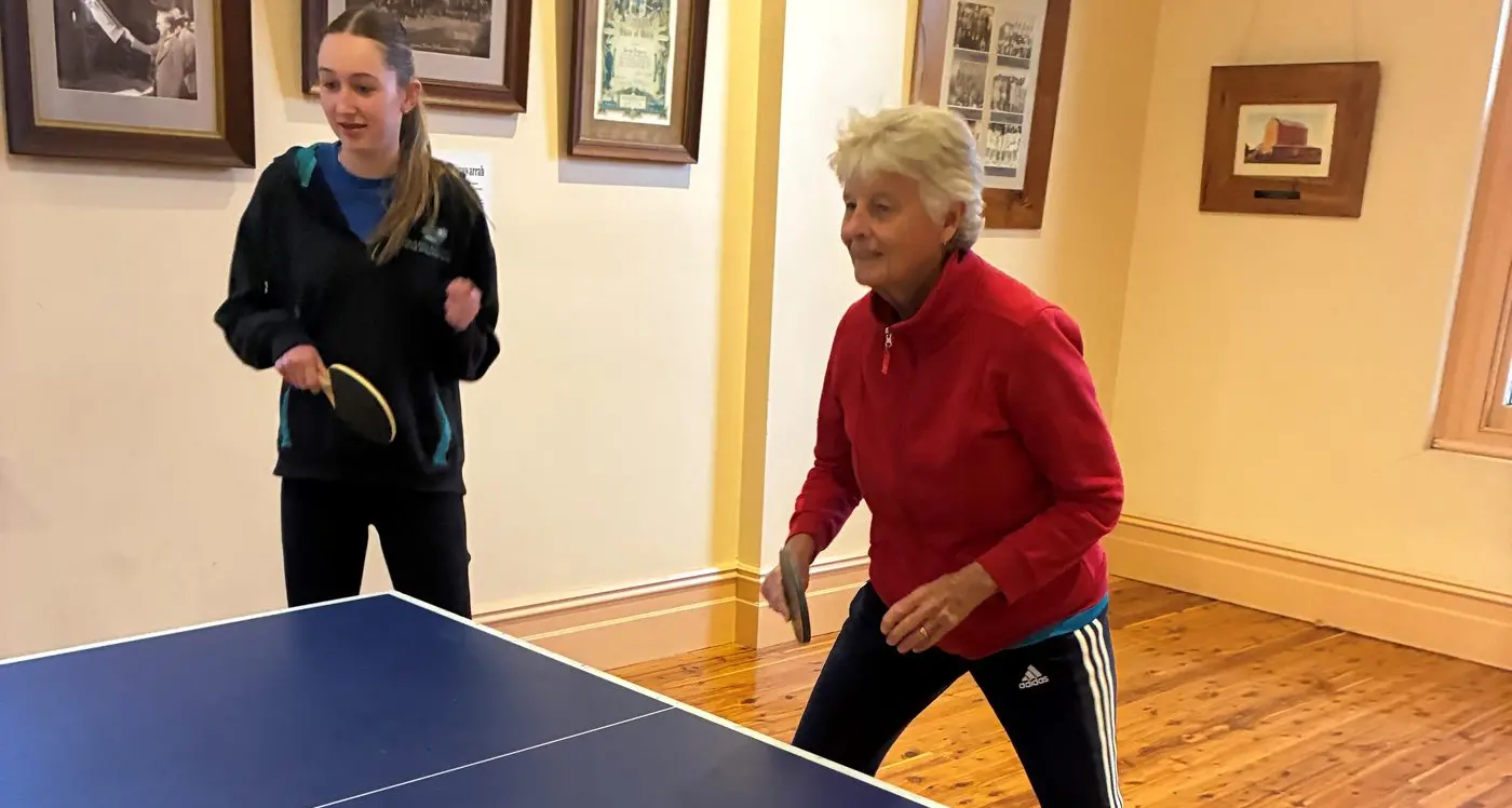 Cracking shots at Oxley table tennis