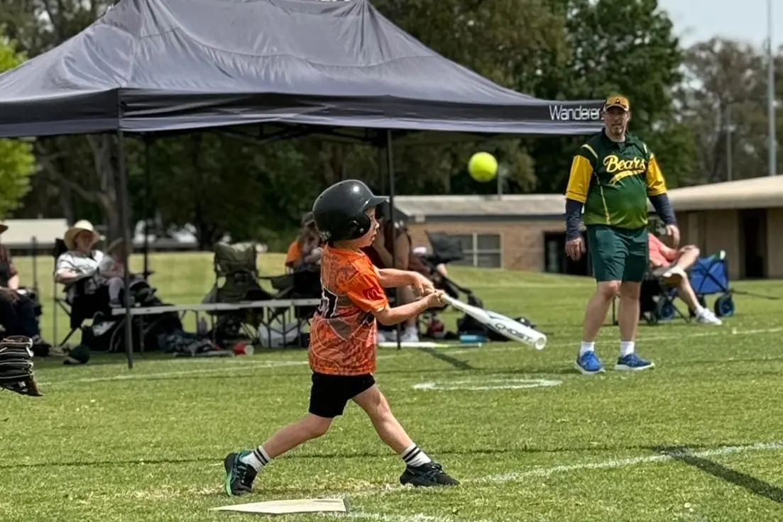 <p>SWING, BATTER: Wangaratta Rangers junior Isaac Turner in action.</p>\\n