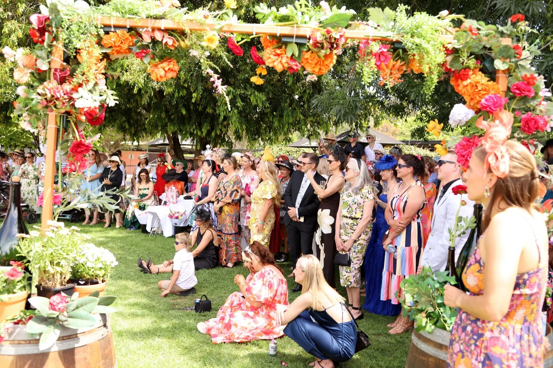 <p>SPRINGTIME STYLE: Hundreds of race day attendees were dressed in vibrant colours and intricate patterns last year, and similar is expected for the \\'Fashions on the field\\' at tomorrow\\'s races. PHOTO: Courtesy of Wangaratta Turf Club</p>\\n