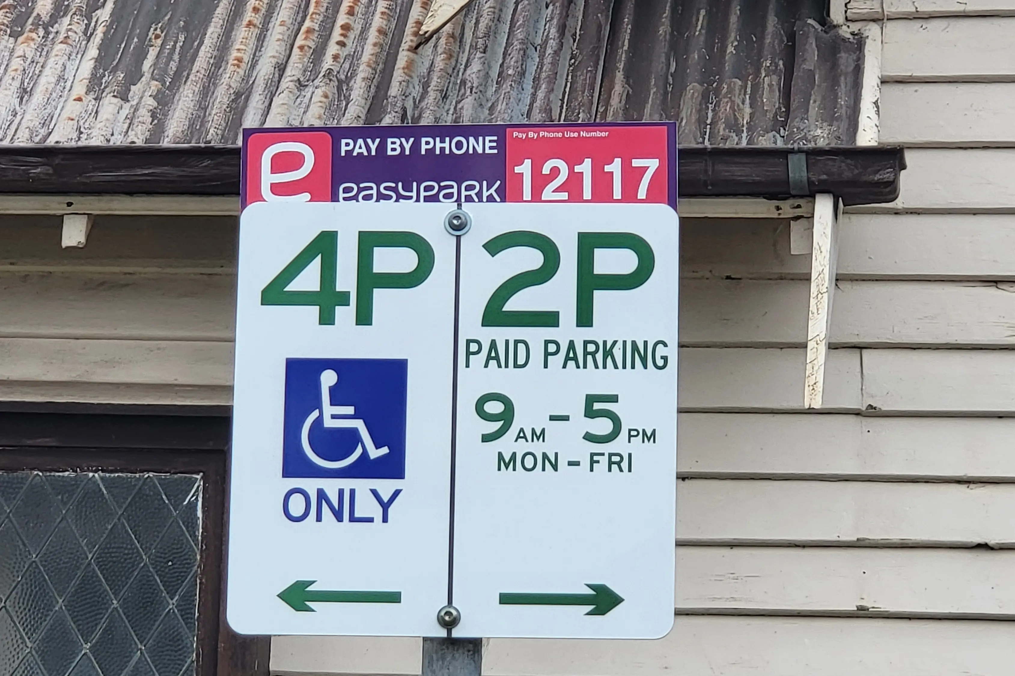 <p>EASY STREET: Small signs and stickers are now visible around the CBD advising motorists of the five-digit parking zone number they will need to use when using the EasyPark app.</p>\\n