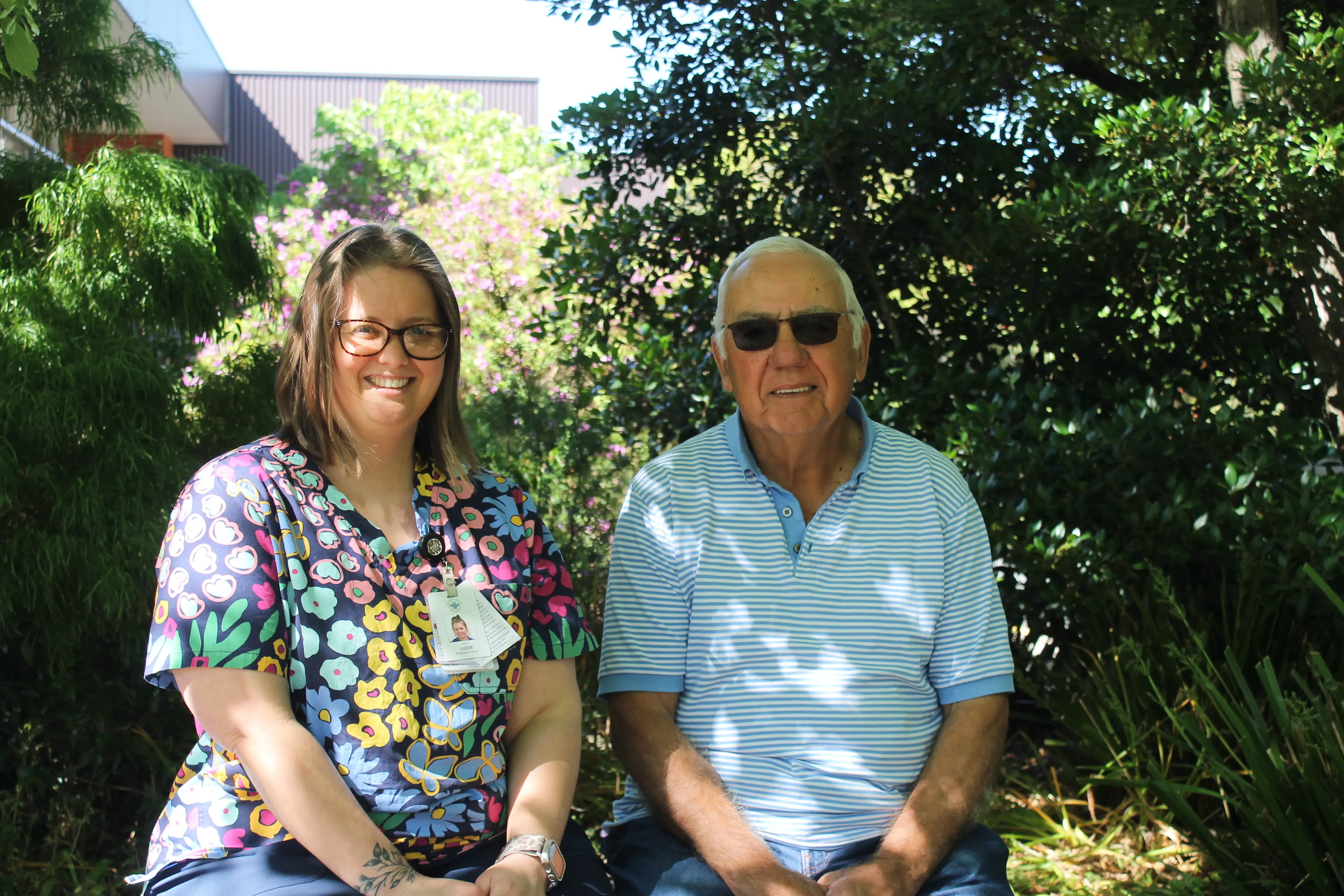 <p>OFFERING SUPPORT: Northeast Health Wangaratta Stomal Therapist Lizzie Smith and North East Ostomates Support Group member Graeme Pitts are encouraging those living with stoma to attend a suppliers day on Saturday. PHOTO: Jordan Duursma</p>\\n