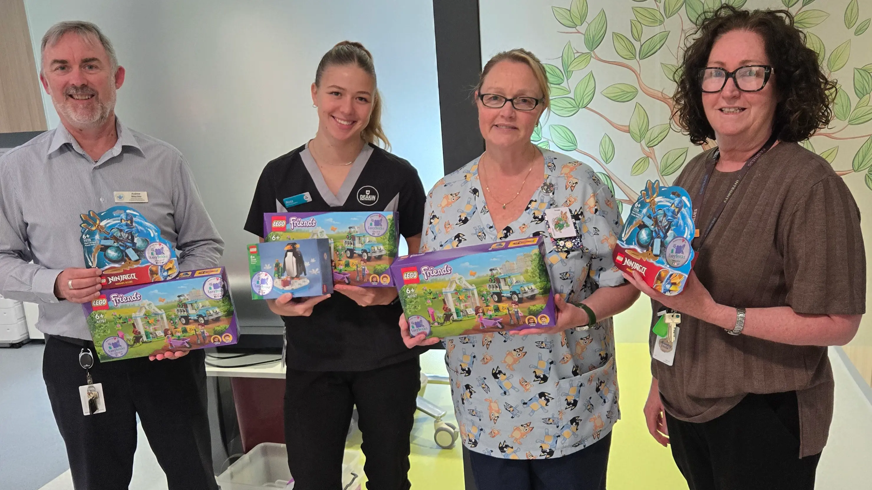 LEGO donation help brighten up kids' hospital stay
