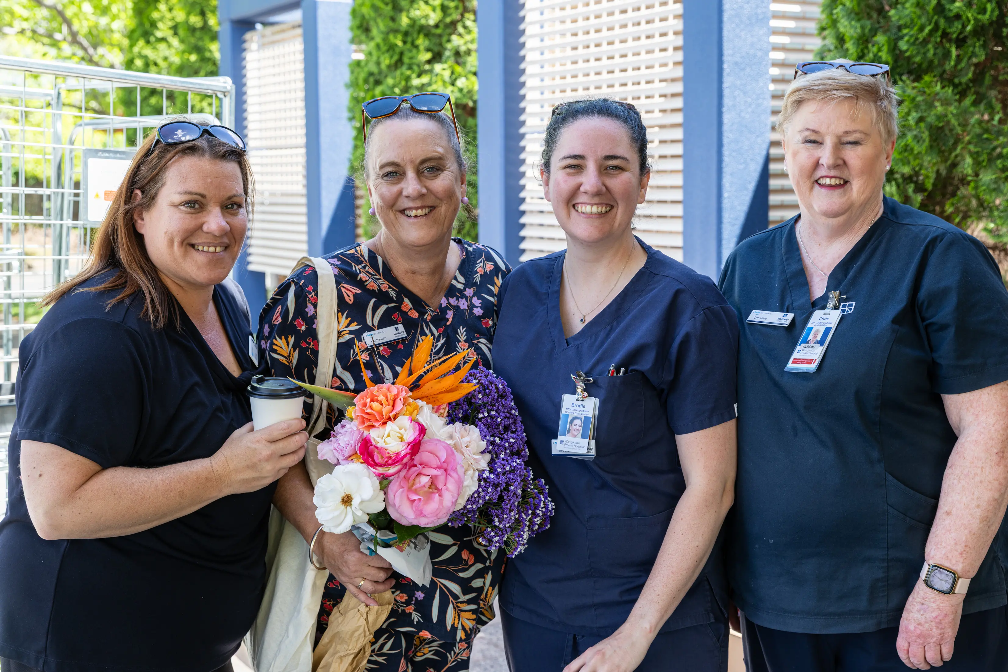 <p>SUPPORT: Vanessa Adamo, Emma-lee McCormack, Brodie Graham and Christine Macklin. PHOTO: Marc Bongers</p>\\n