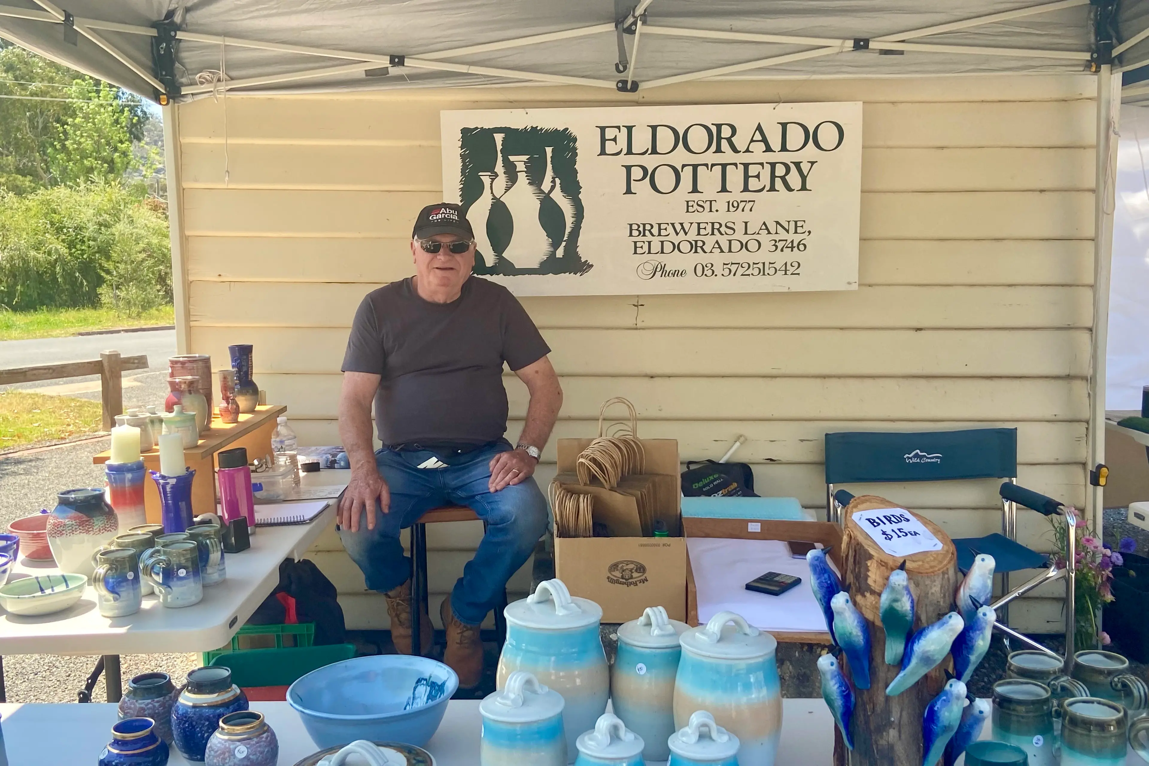 <p>LOCALLY MADE: Local potter Howard Philips is one of the many store holders you will find at Eldorado\\'s Springfest Artisan Market this Saturday.</p>\\n
