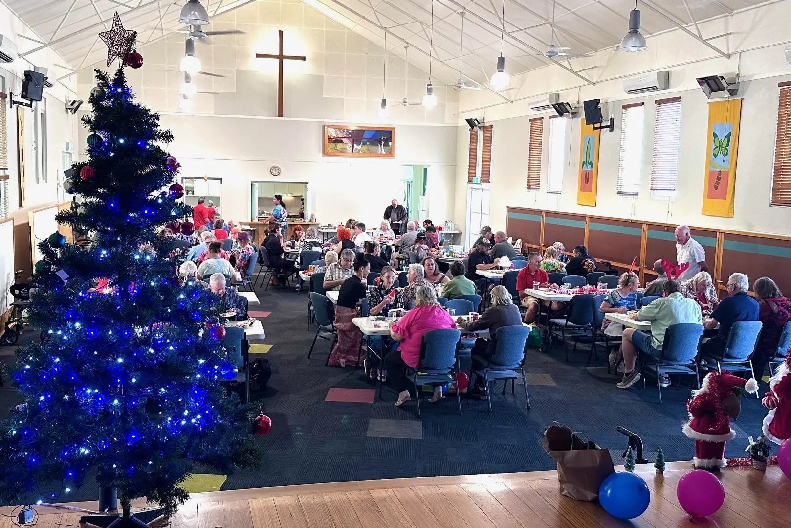<p>WRAPPED IN HOLIDAY SPIRIT: Besides the gifts and good food, Christmas is a time of coming together, something not everyone gets to experience. The Uniting Church\\'s Christmas lunch (pictured 2024) is a way for those who may be spending Christmas alone to be part of what makes this holiday season so special; being together. </p>\\n