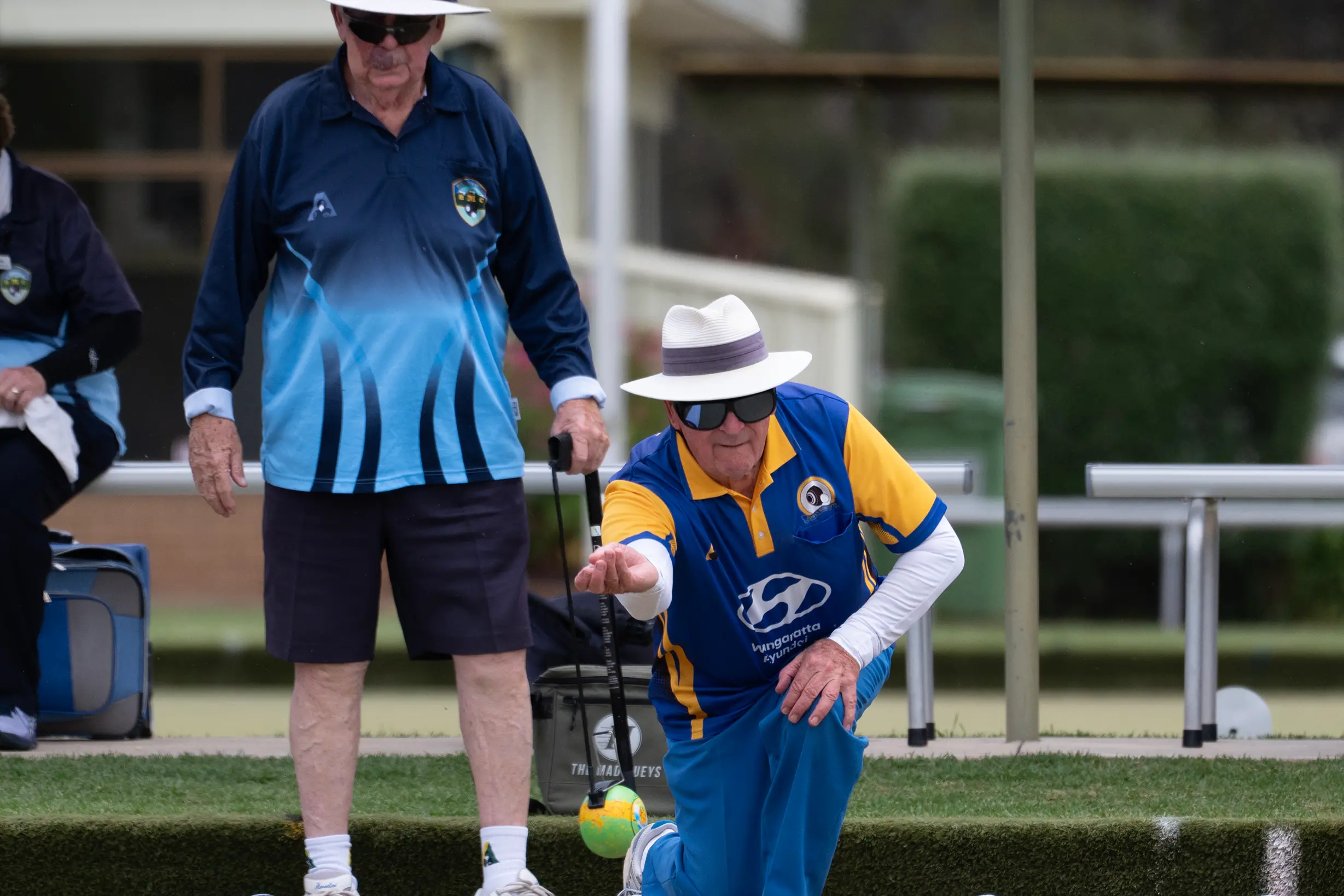 <p>PREFECT FORM: Leon Quartermain gets low to the ground as he releases his shot. PHOTO: Melissa Beattie</p>\\n