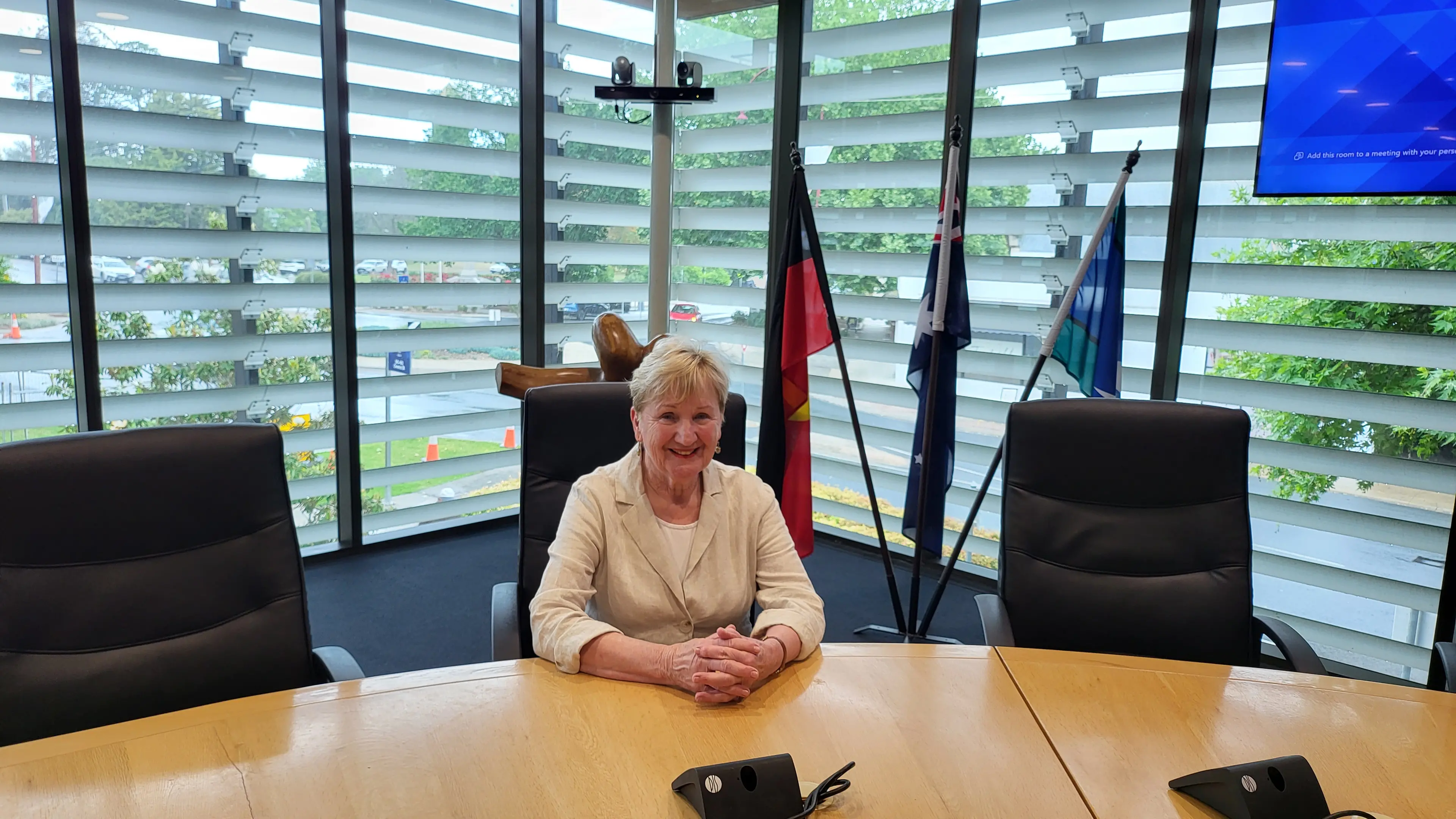 Straight to work for re-elected mayor