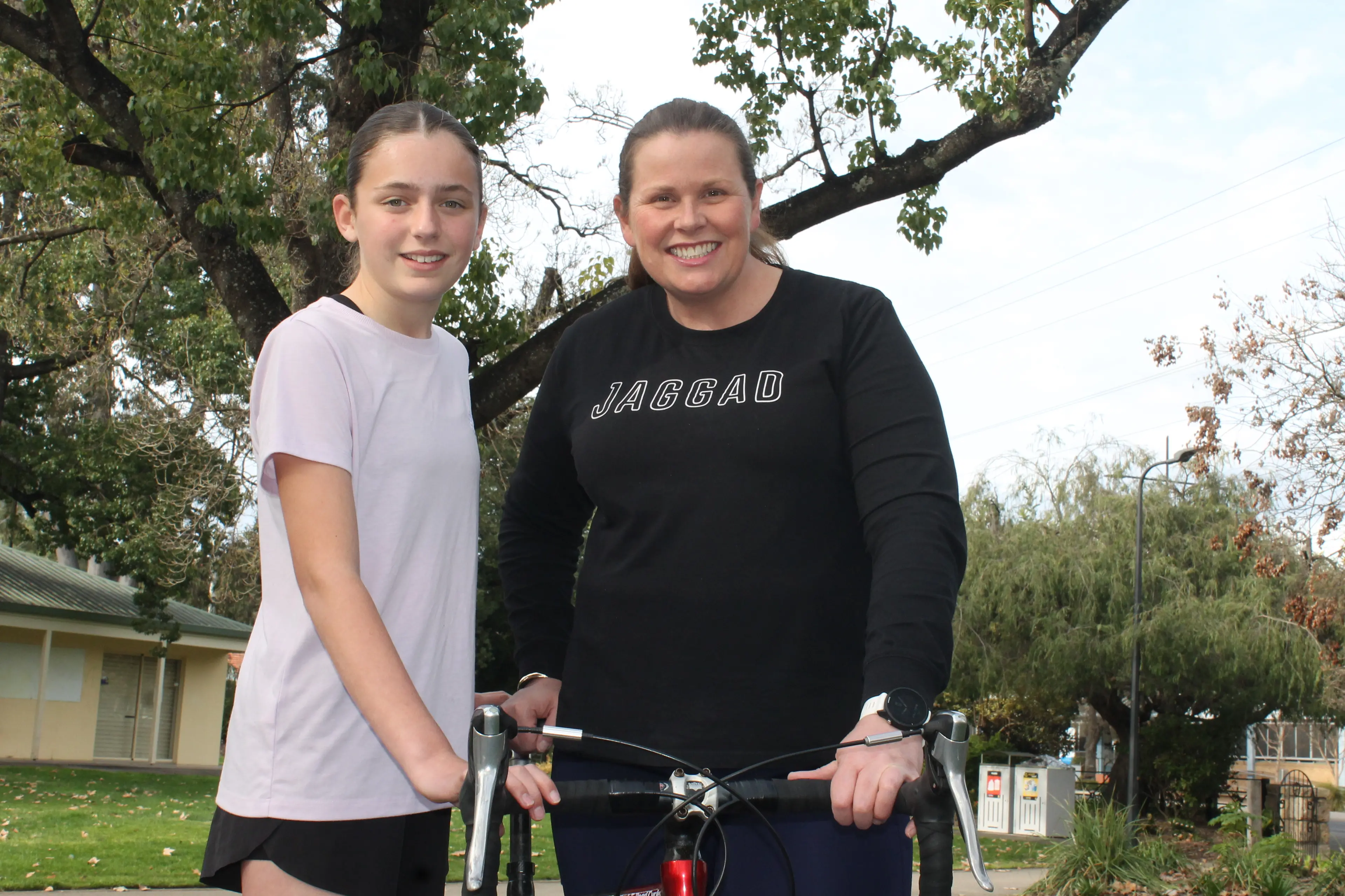 <p>READY TO RIDE: Wangaratta\\'s Emma Wyatt and Border Tri Group\\'s Nadine Seymour will be at the starting line for the group\\'s Rutherglen women\\'s only event on 29 November.</p>\\n