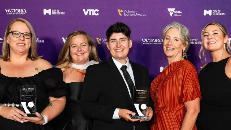 Ned Kelly Discovery Hub celebrated double silver at 2025 Victorian Tourism Awards