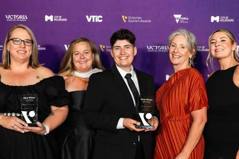 Ned Kelly Discovery Hub celebrated double silver at 2025 Victorian Tourism Awards