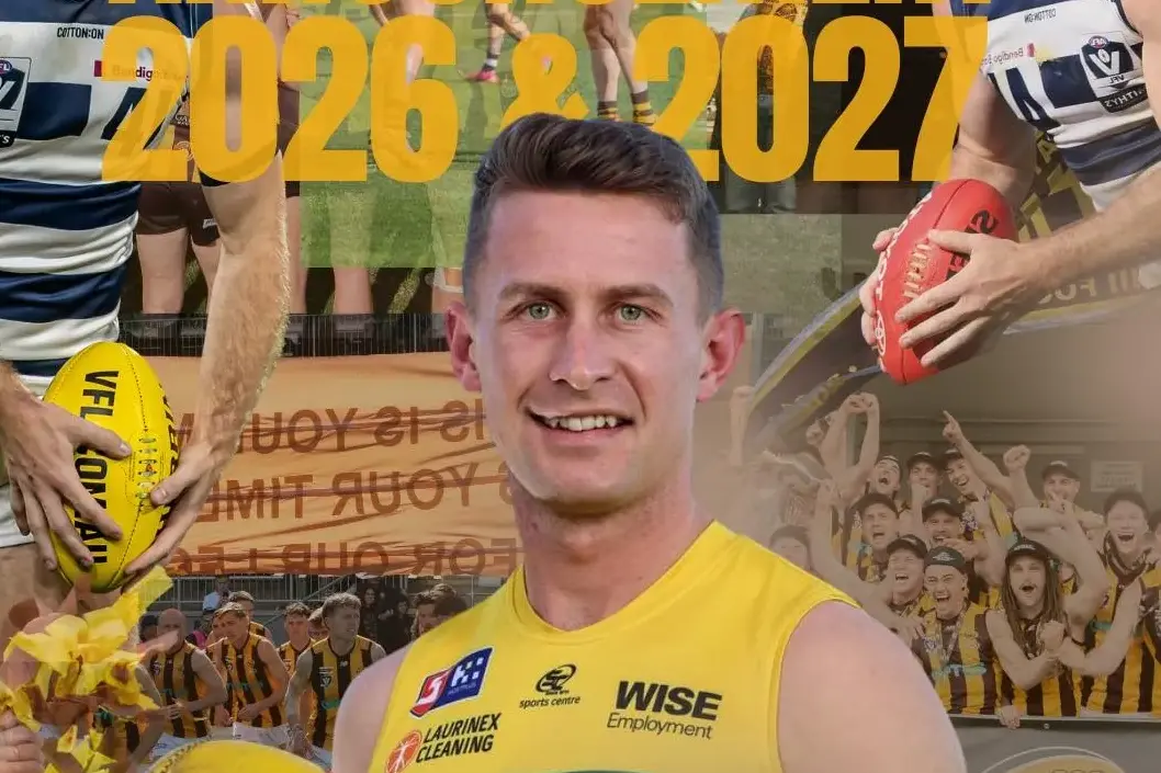 <p>SIGNED: Mitch Hardie will be a Wangaratta Rover for the 2026 and 2027 Ovens and Murray seasons. PHOTO: Wangaratta Rovers Football Netball Club</p>\\n