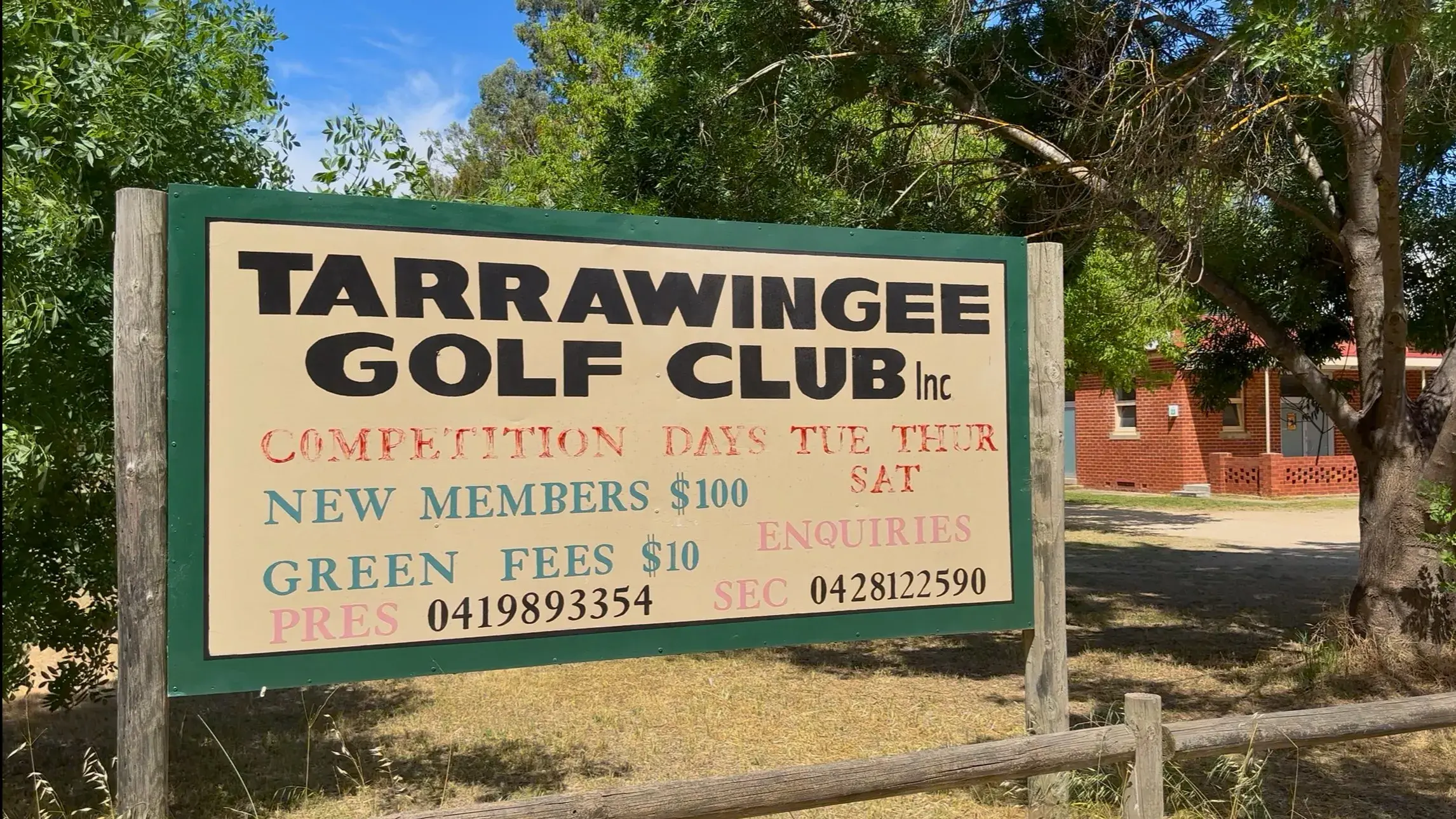 Final tee time set for Tarrawingee Golf Club
