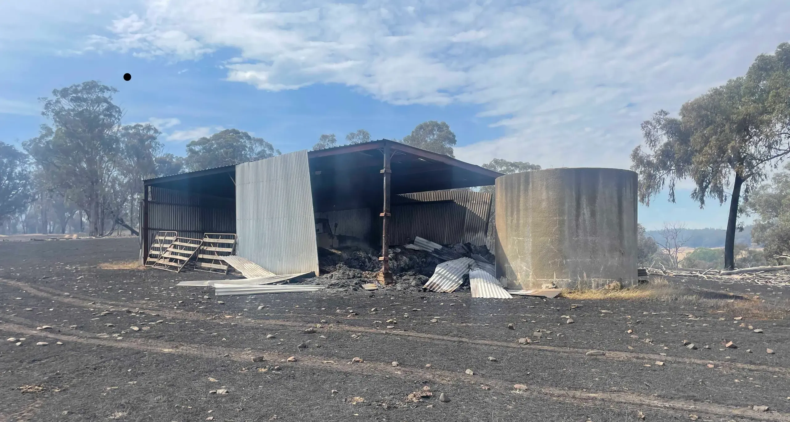 Markwood fire contained, several properties lost