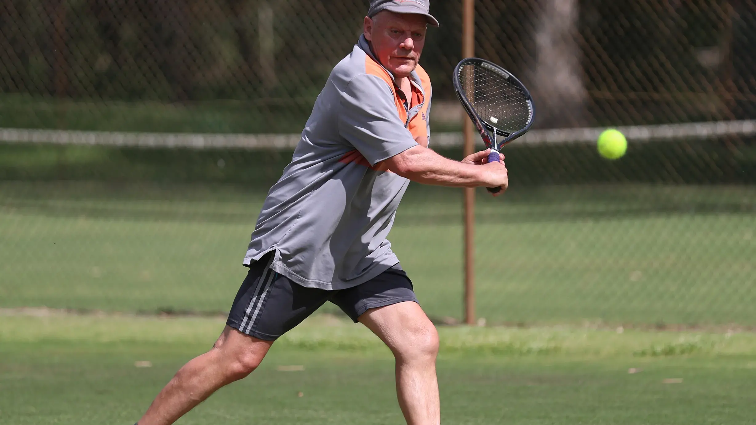 Senior aggregate tennis flying through the season