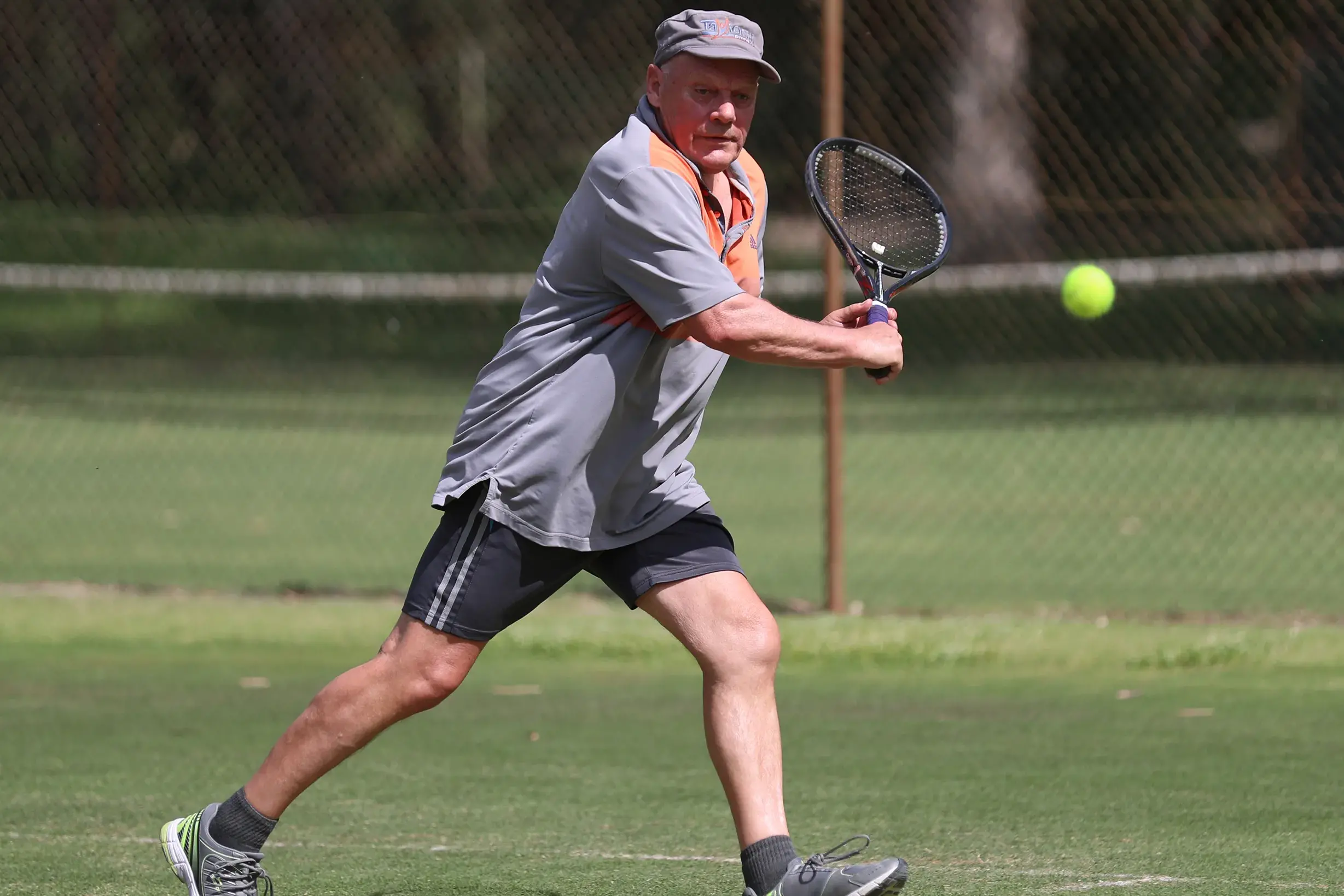 Senior aggregate tennis flying through the season