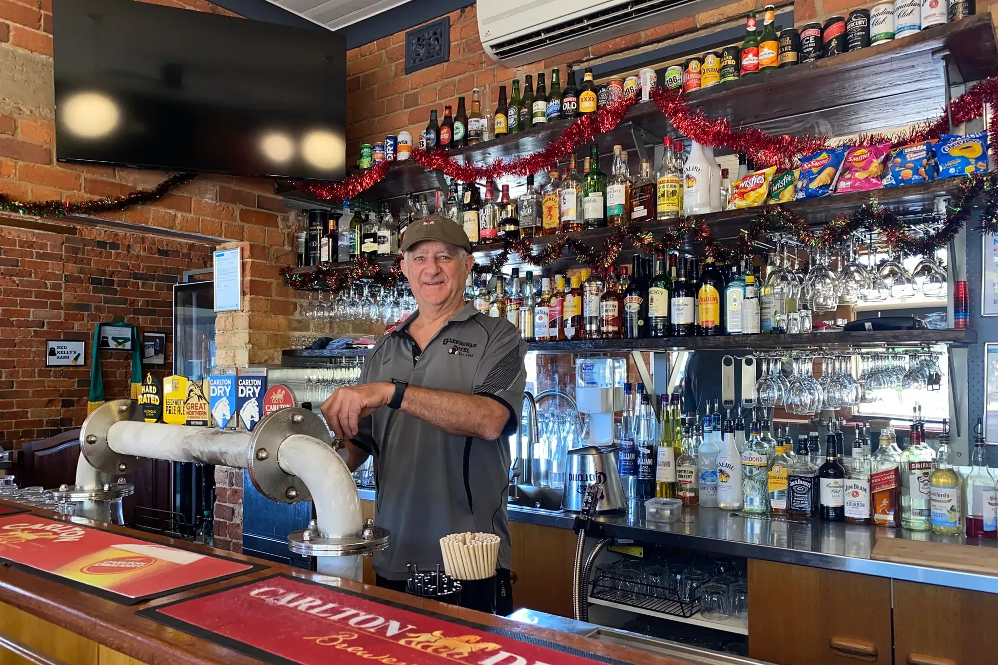 <p>COME ON IN: The Glenrowan Hotel\\u2019s new publican, Darryl Baird, is open for business, seven days a week. PHOTOS: Jordan Duursma </p>\\n