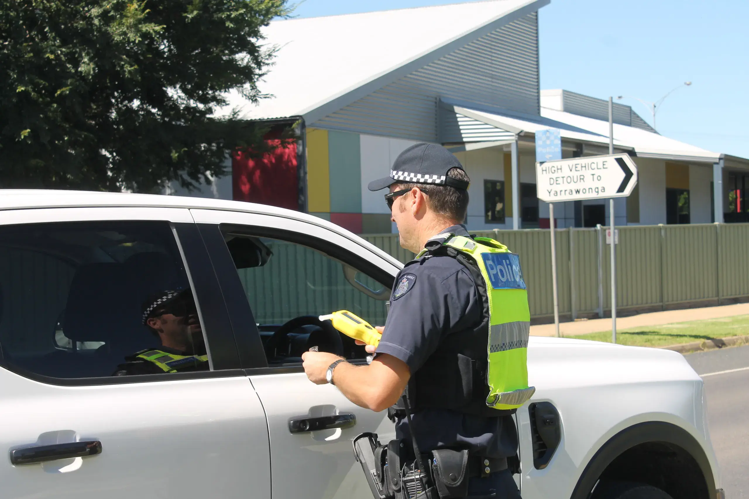 <p>STAY IN YOUR LANE: Wangaratta Highway Patrol Senior Sergeant David Gillespie has urged motorists to separate drinking and driving this festive season.</p>\\n